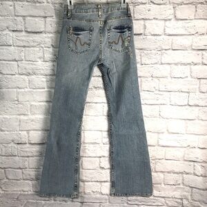 Vintage Flares‎ Jeans NWOT Premium Denim Embellished Sequins